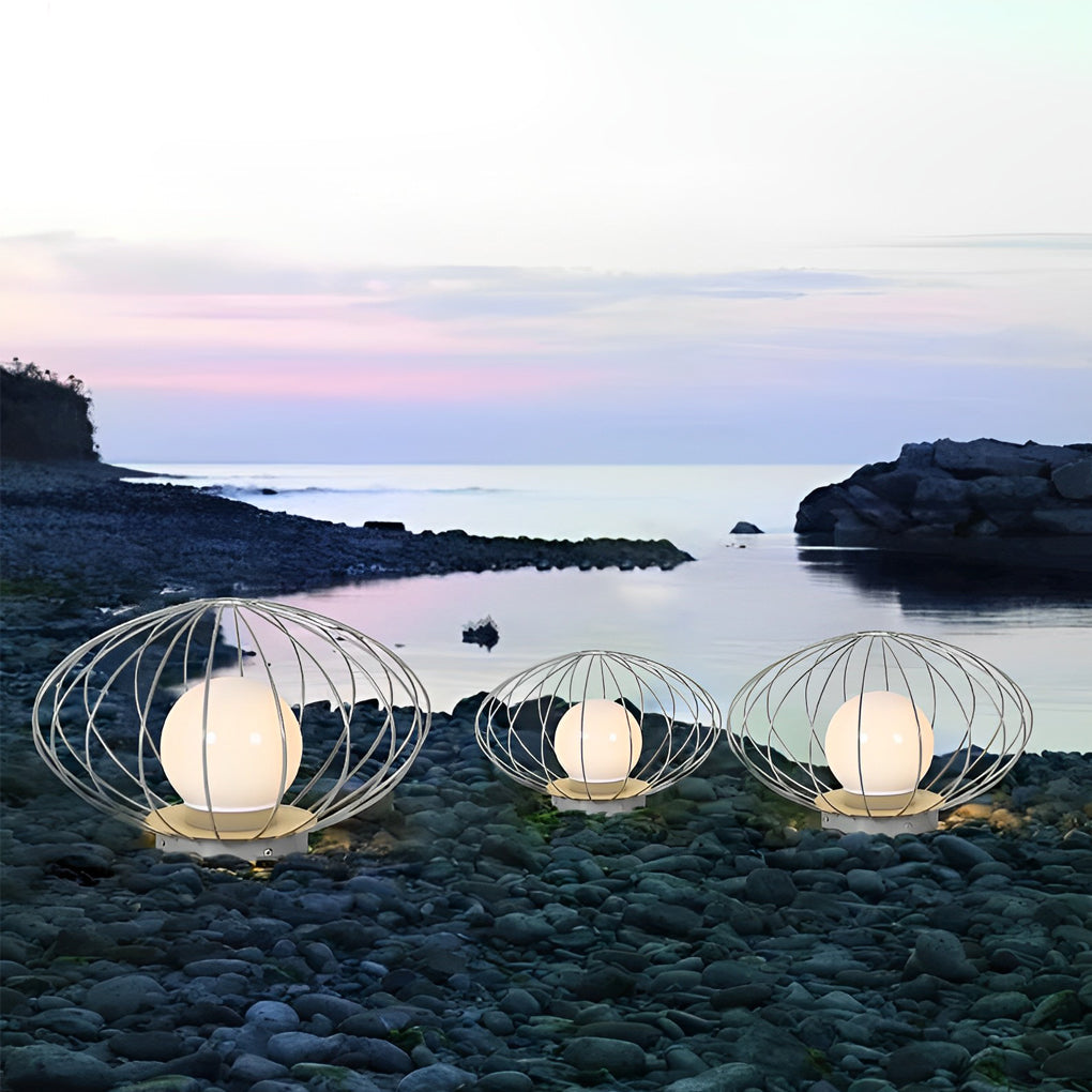 THISTLEWOOD MUSHROOM-INSPIRED OUTDOOR LED LAMP WITH WATER-RESISTANT DESIGN
