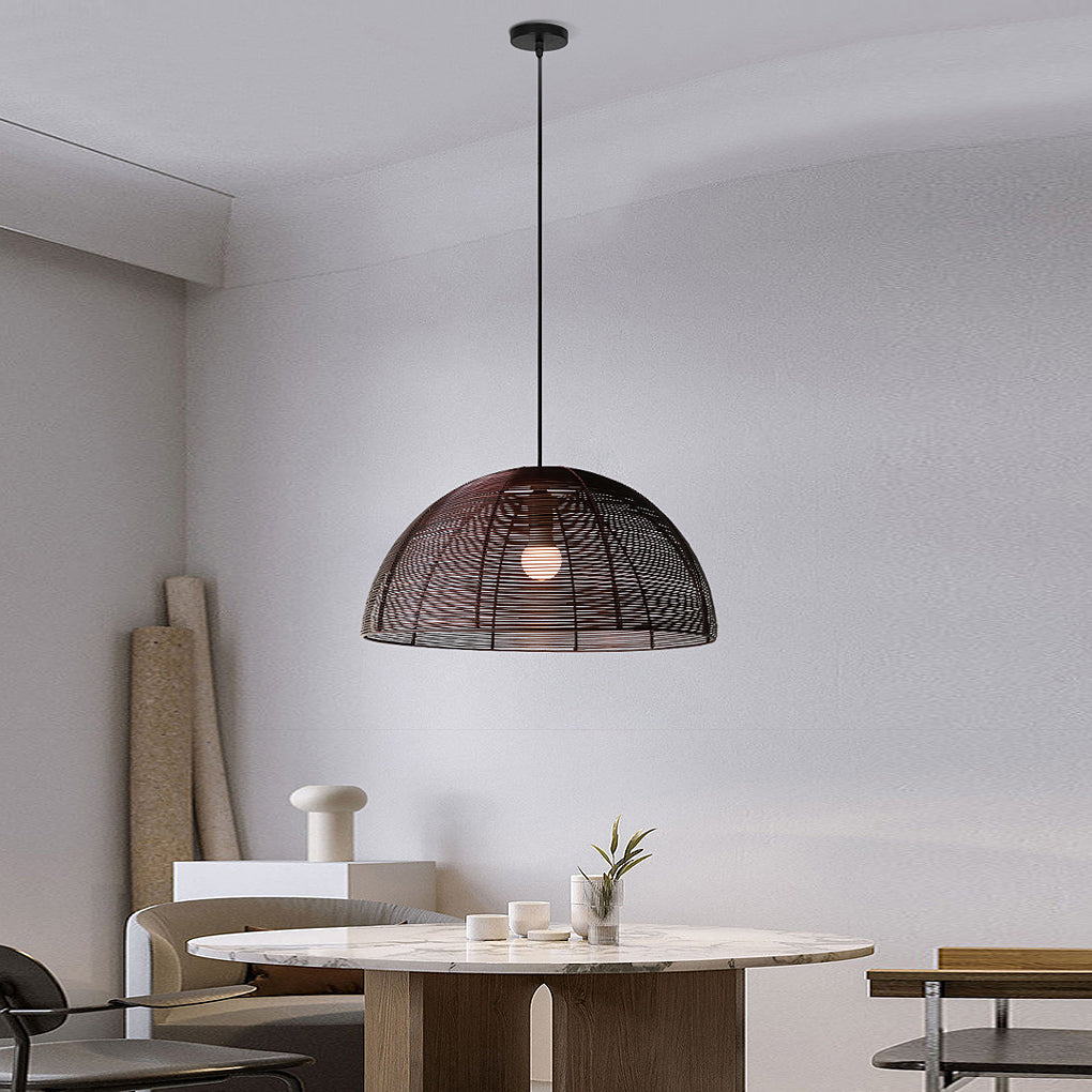 WINDSOR SEMICIRCULAR METAL WEAVE CHANDELIER