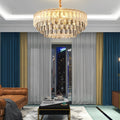 WINTHORPE CRYSTAL CIRCLE DIMMER CHANDELIER