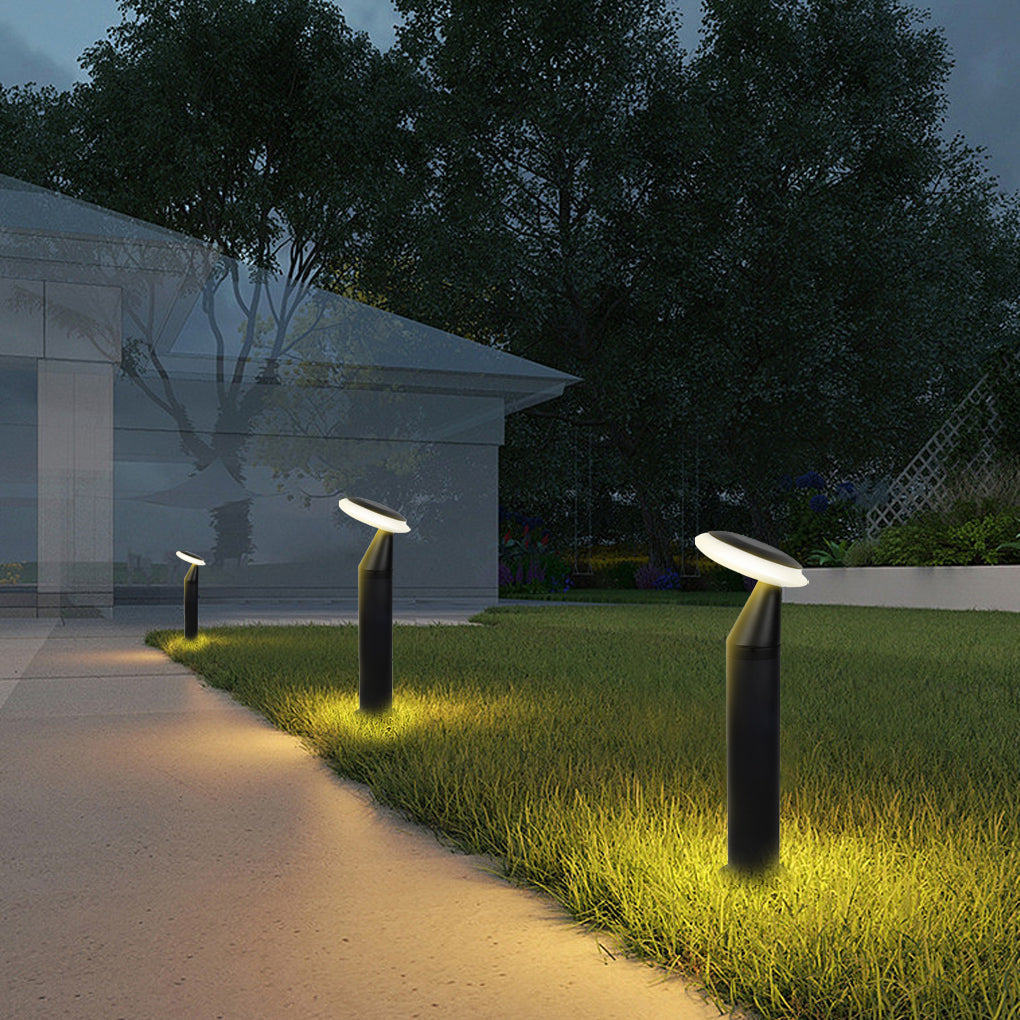 WINDSOR MUSHROOM SHAPED OUTDOOR LED PATH LIGHTS WITH 45° ANGLE WATERPROOF DESIGN