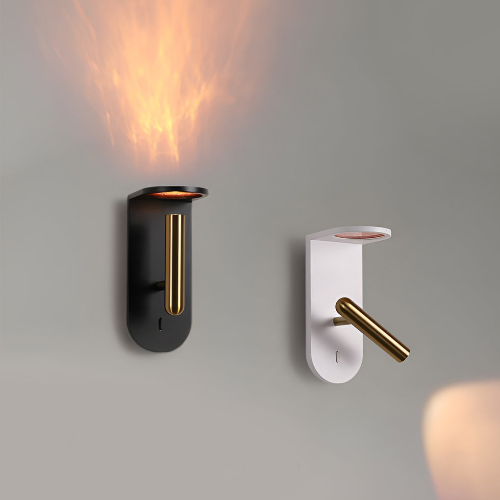 FENWICK 3W ILLUMINATED FLAME WALL SCONCE