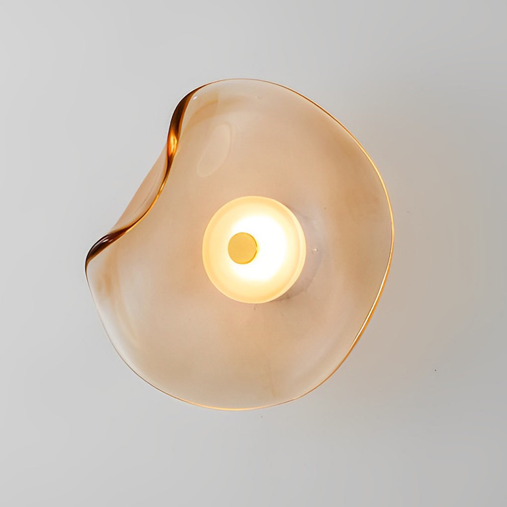 WINTHORPE ARTISANAL ROUND GLASS WALL SCONCE