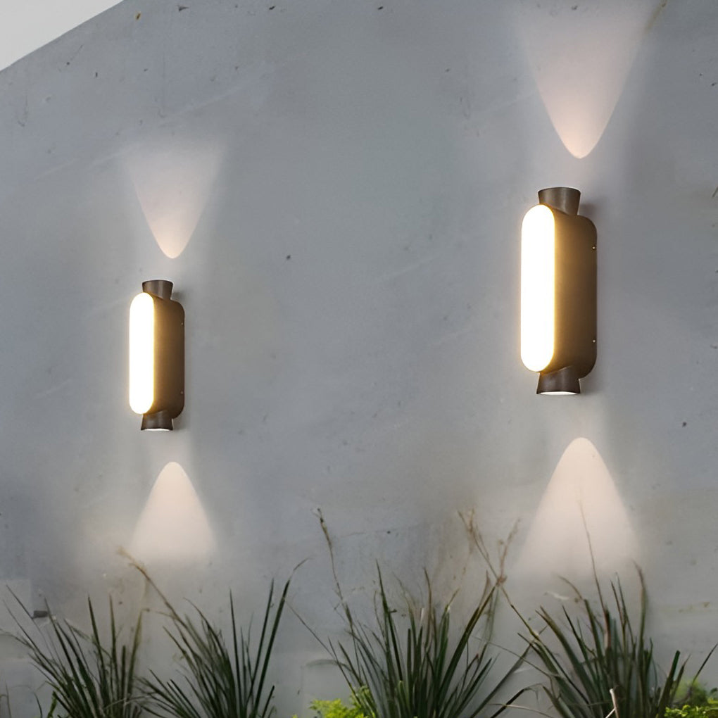 WINTHROP RAINPROOF LED WALL LANTERN WITH DUAL LIGHTING
