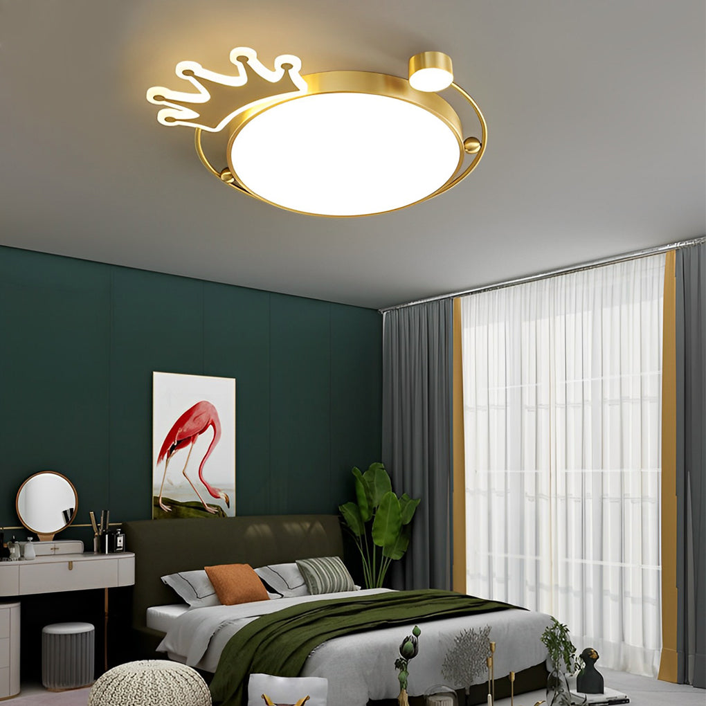 WINTHROP COPPER DIMMING CROWN CEILING LUMINAIRE