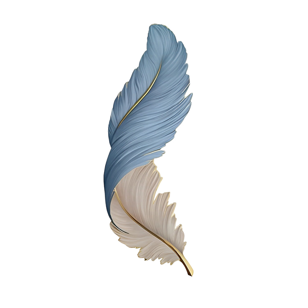 WHIMSY PLUME REMOTE CONTROLLED LED WALL SCONCE