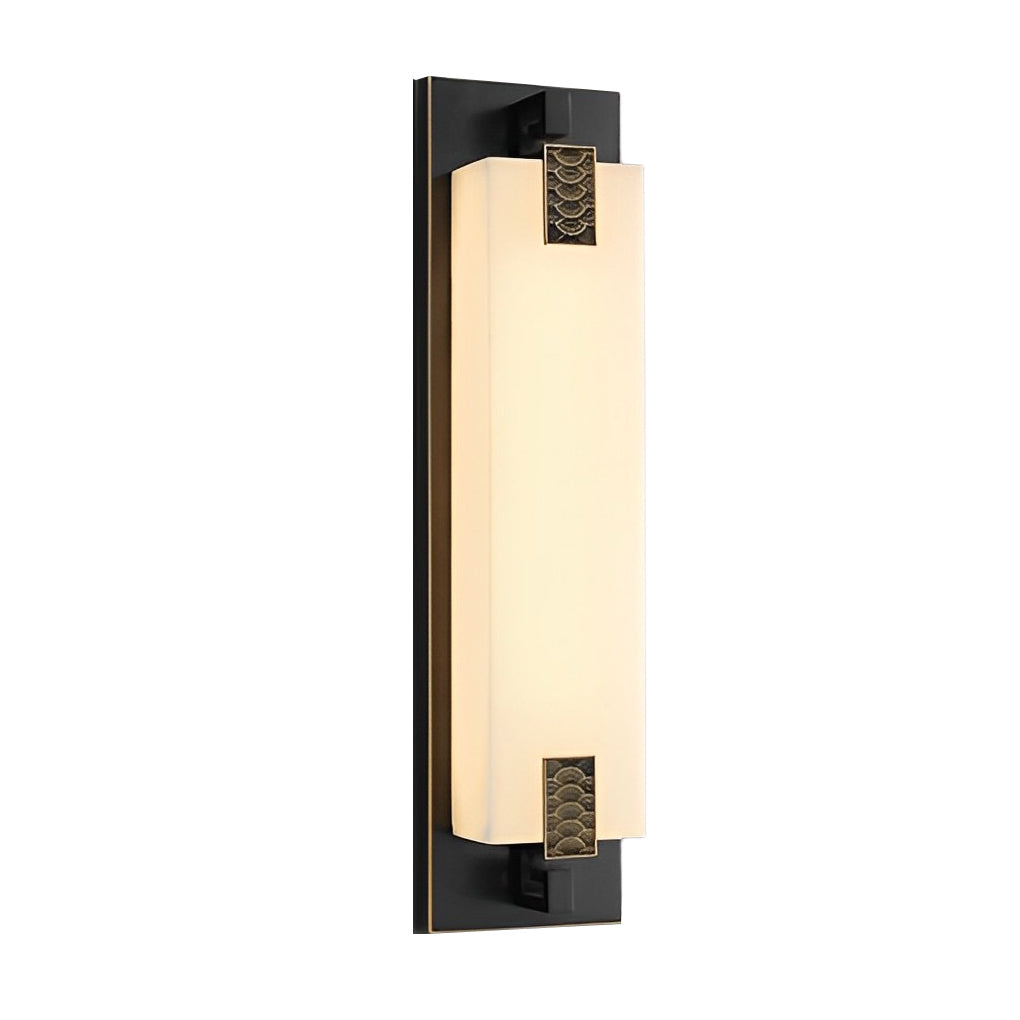 FENWICK RUSTIC BRONZE OUTDOOR WALL LANTERN