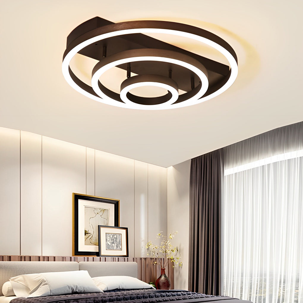 HEATHCOTE CIRCULAR LED FLUSH MOUNT LIGHTING