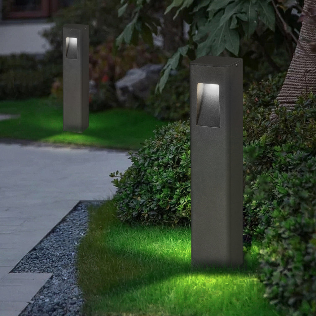 FENWICK SLIDE-ADJUST LED PATH LIGHTS IN ANODIZED ALUMINUM FOR OUTDOOR WALKWAYS