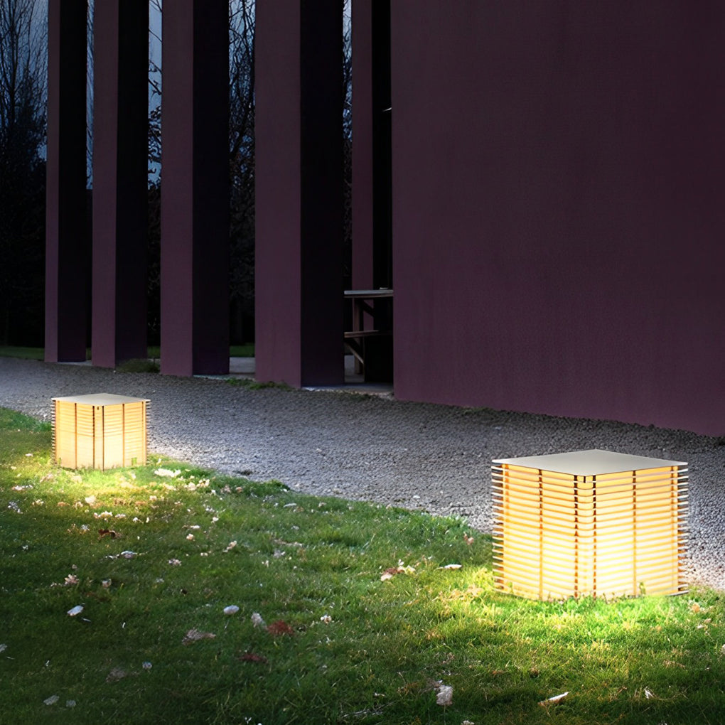 WINTERBOURNE SQUARE GRID OUTDOOR LANTERN WITH IP65 WATERPROOFING
