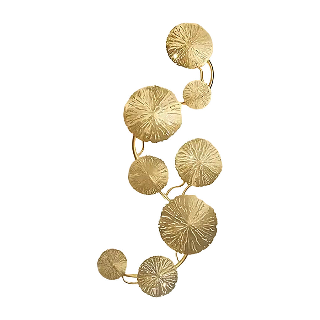 WINTHORPE STAINLESS STEEL LOTUS LEAF WALL SCONCE