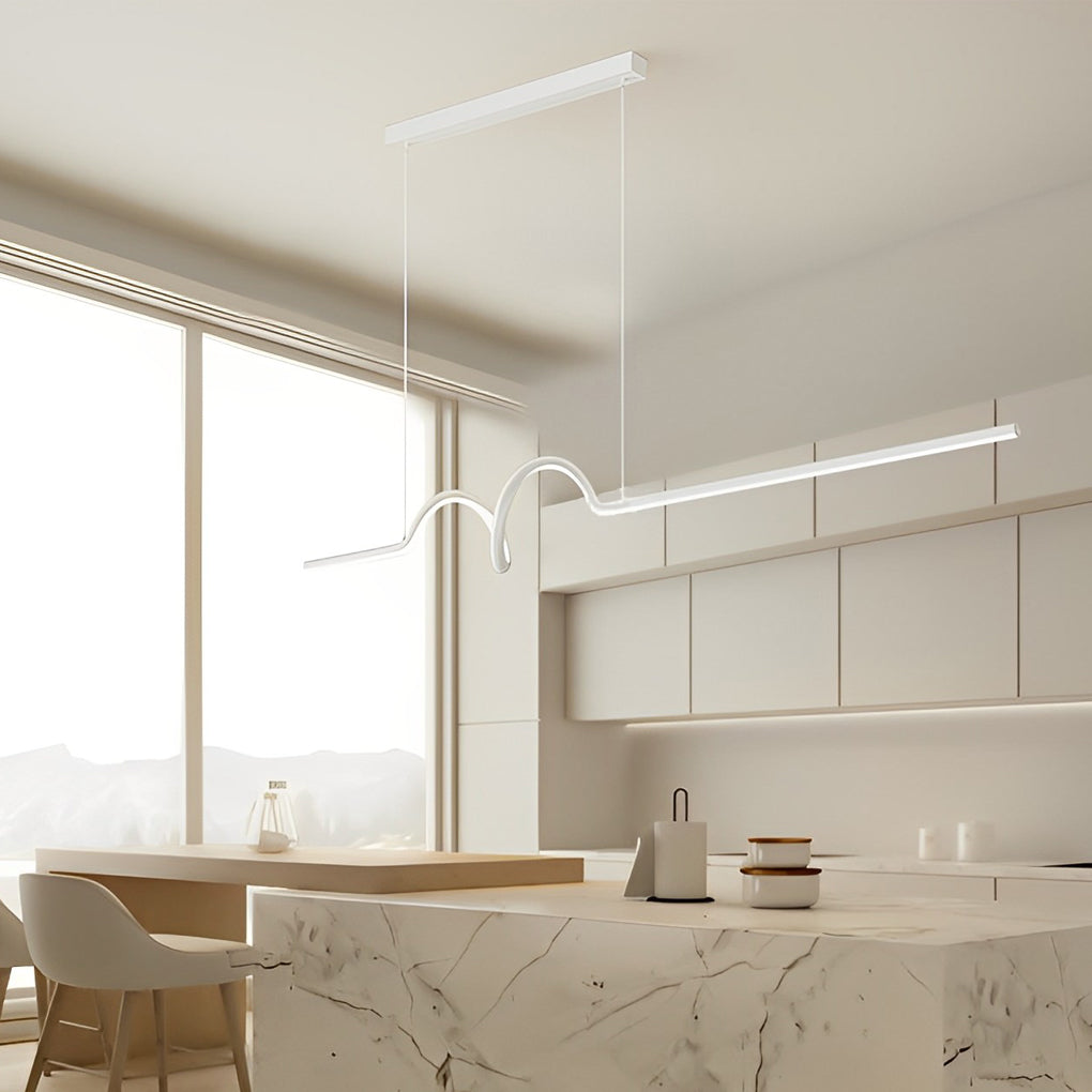 WINTERBOURNE WAVY LED SUSPENDED LIGHTING