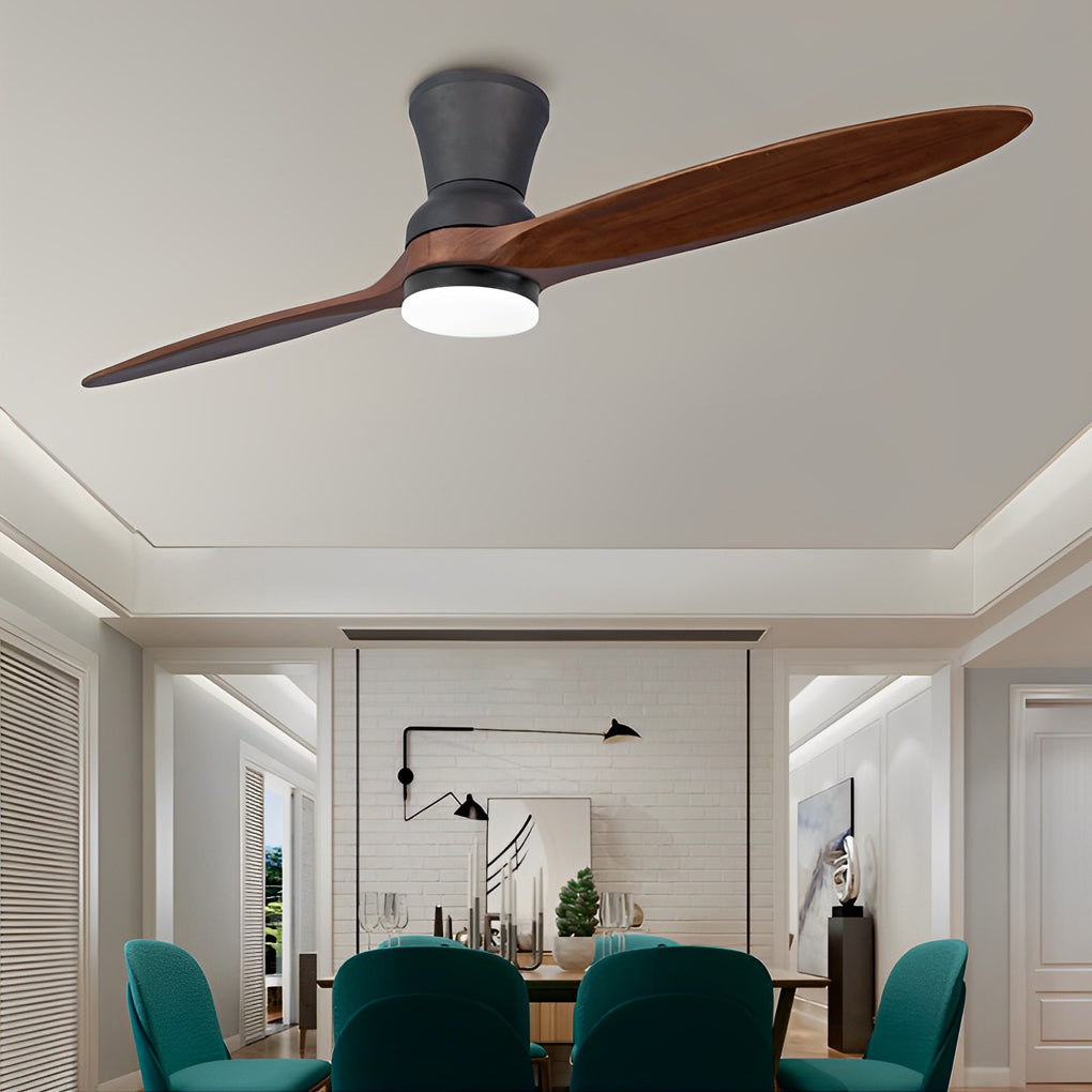 FENWICK 2-BLADE DIMMABLE LED CEILING FAN WITH REMOTE CONTROL