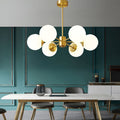 WINTERBOURNE SIX-BULB DIMMING LED CHANDELIER FOR KITCHEN ISLAND