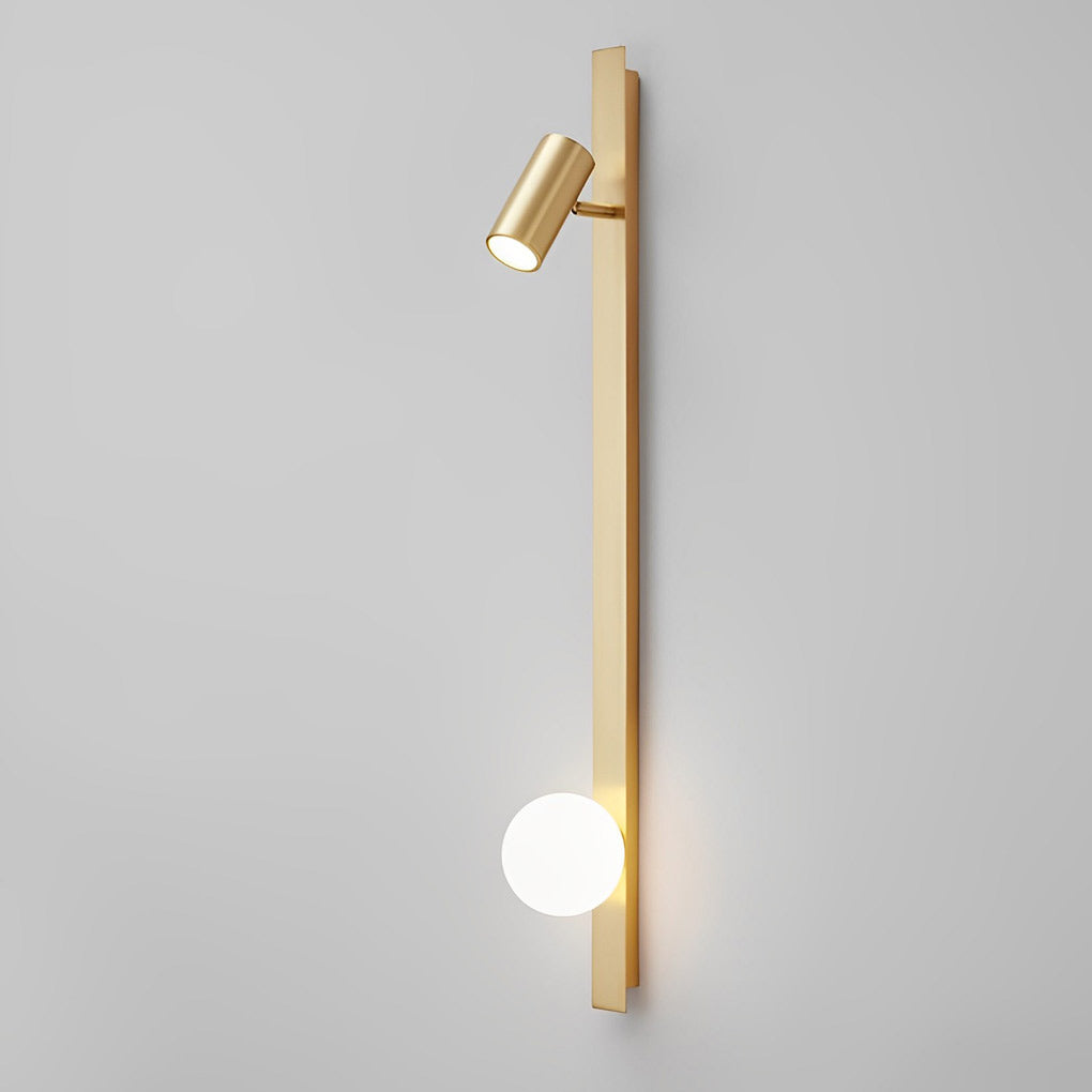 WINCHESTER TRIO DIMMABLE WALL SCONCE WITH FOCUSABLE SPOTLIGHT