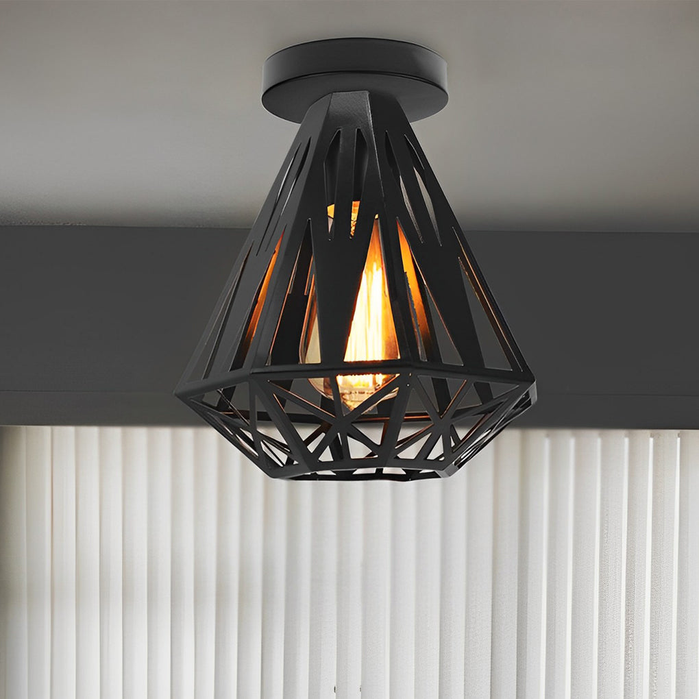 WINTHORPE VINTAGE METAL LANTERN CEILING LIGHT