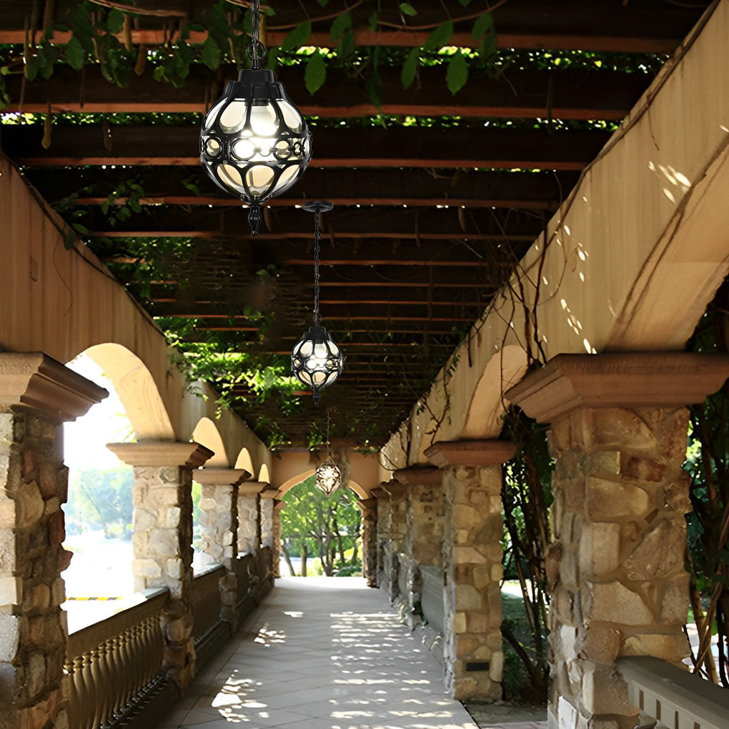 WHITLEY AQUA SPHERE OUTDOOR LIGHTING FIXTURE