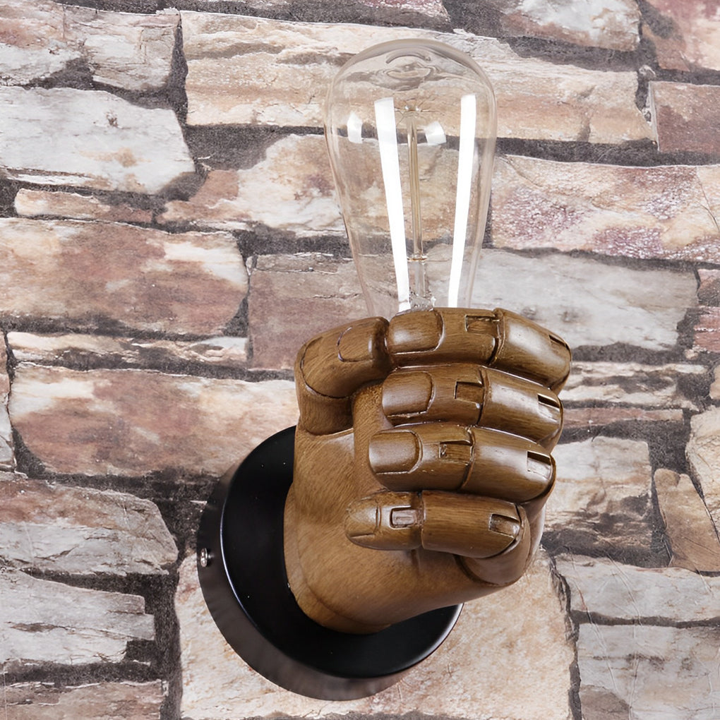 WINTHROP HANDSCULPT WALL SCONCE IN RESIN