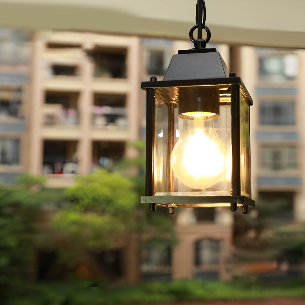 WINTERBOURNE SQUARE AQUA PENDANT LIGHT