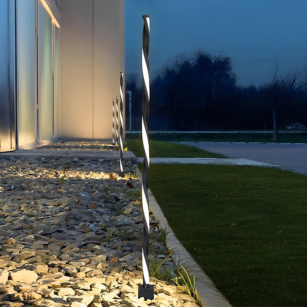BRAMLEY SOLAR PATHWAY BEACON WITH LINEAR LED ILLUMINATION