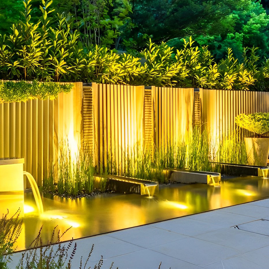 WINTERBOURNE AQUATIC ILLUMINATORS: 24V Stainless Steel Submersible LED Fountain Spotlights