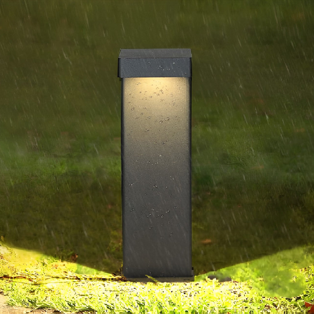 WINDSOR SOLAR GLOW PATH LIGHTS WITH AUTOMATIC DUSK-TO-DAWN SENSOR, CONTEMPORARY LED LANDSCAPE ILLUMINATION