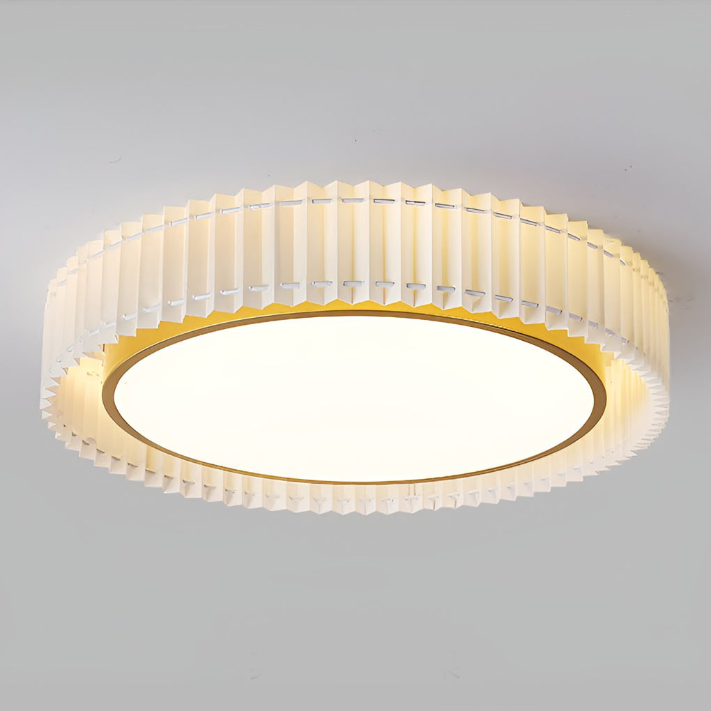 WINDSOR CIRCULAR PLEATED TRIO DIMMER CHANDELIER