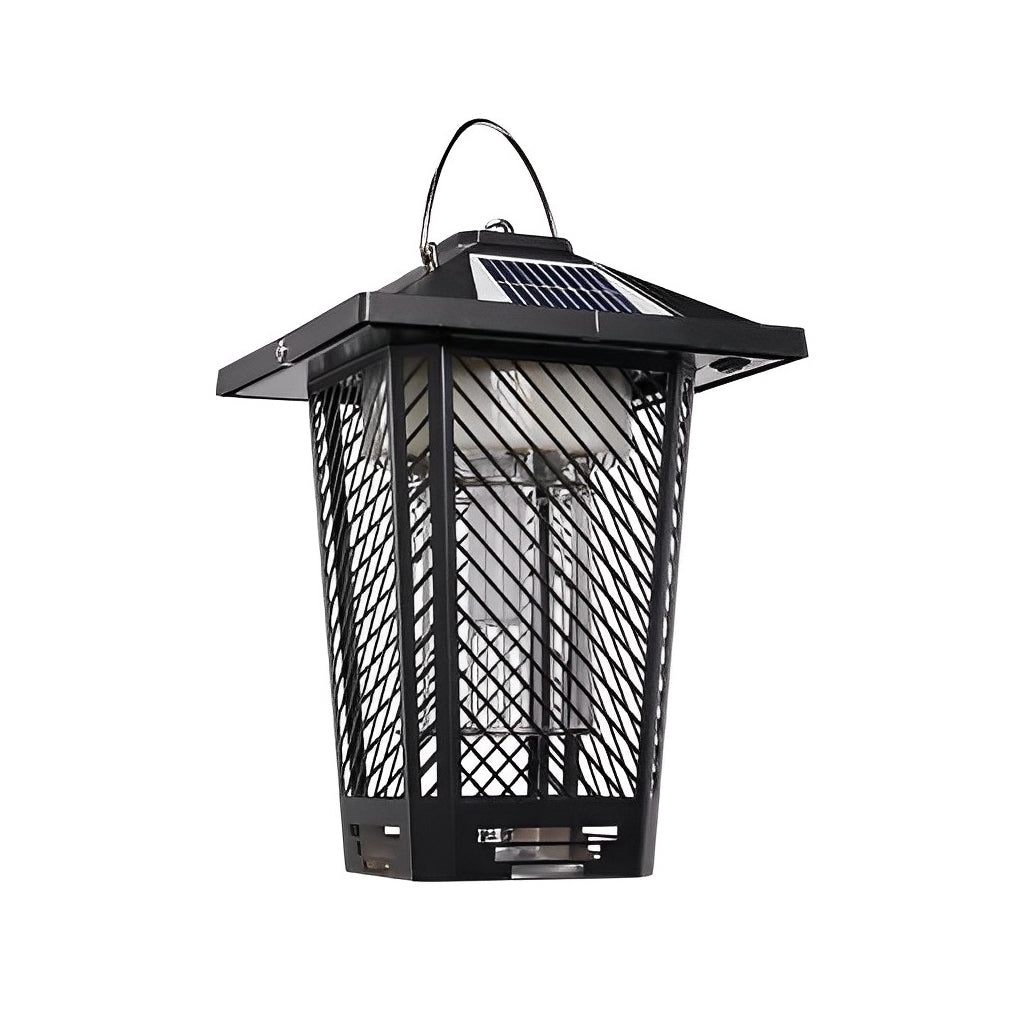 WINDSOR SOLAR MOSQUITO REPELLENT LANTERN WITH DUAL ILLUMINATION AND WEATHERPROOF DESIGN