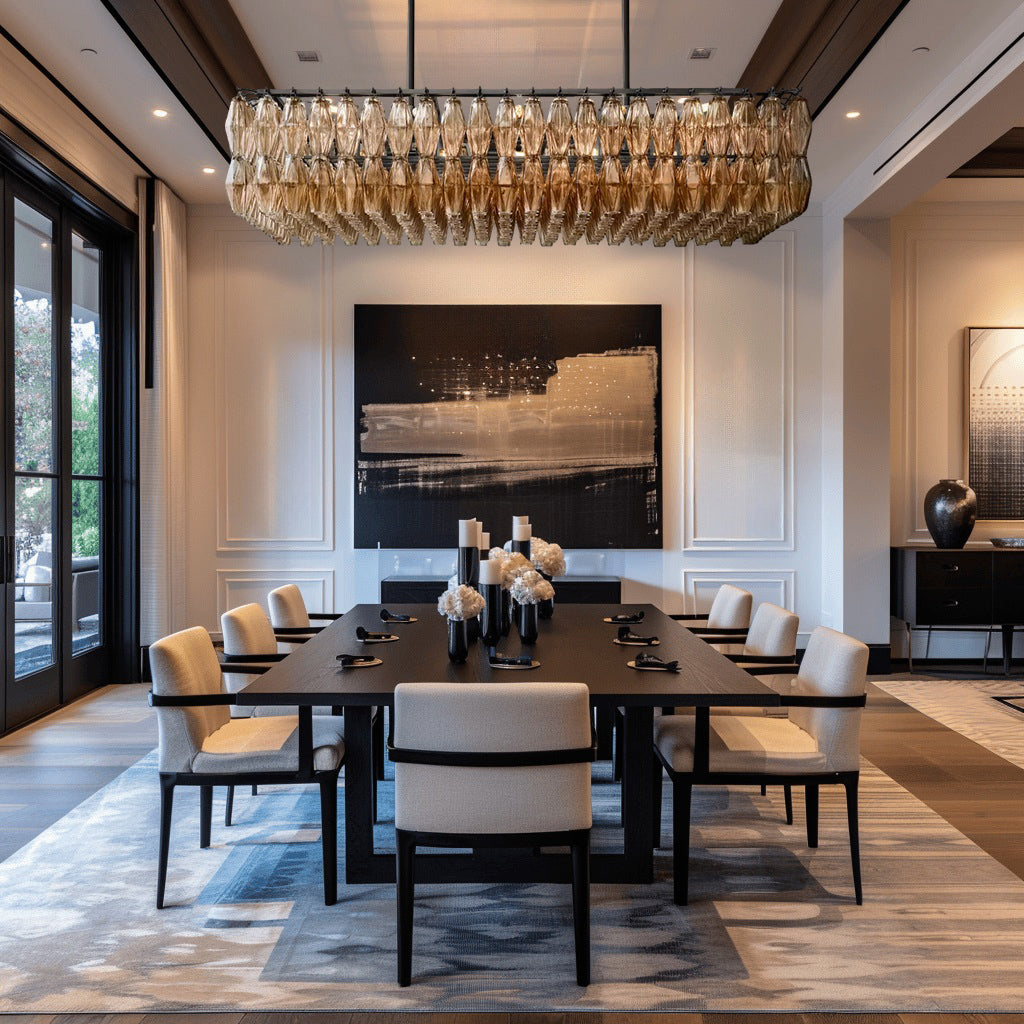 Vespera Smoke-Infused Rectilinear Luminaire