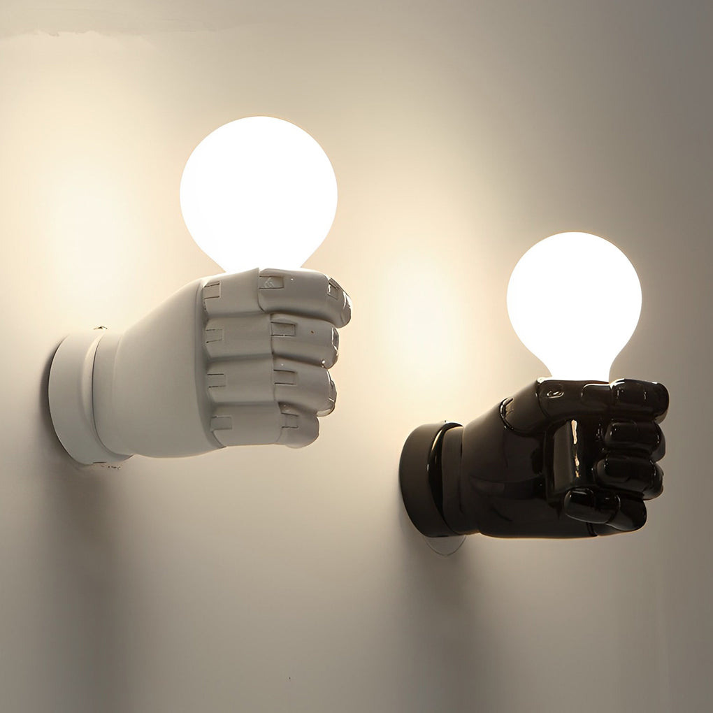 FENWICK RESIN HANDCASTED INDUSTRIAL WALL SCONCE
