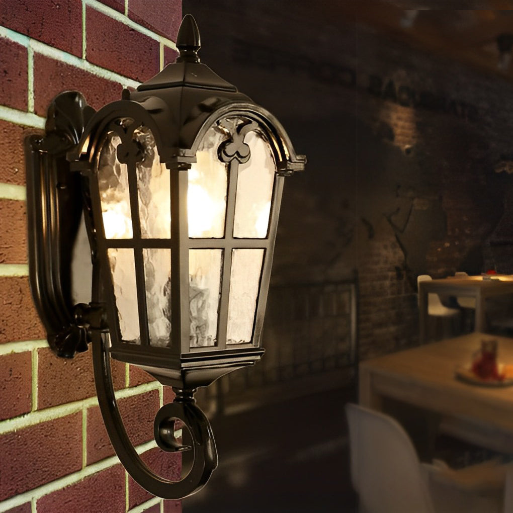 WINDSOR GLASS ENCAPSULATED OUTDOOR WALL LANTERN