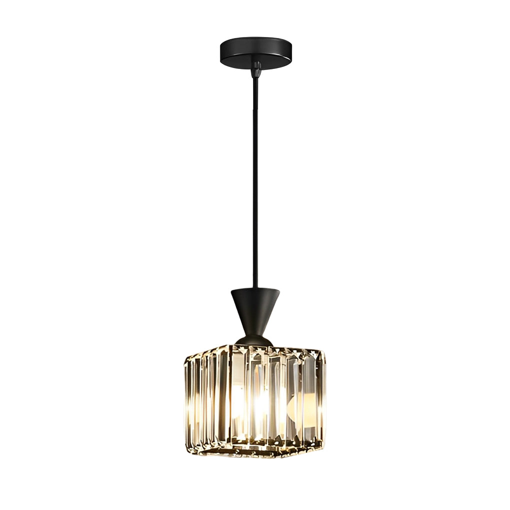 WINTHROP METAL CRYSTAL TRILOGY PENDANT LIGHT