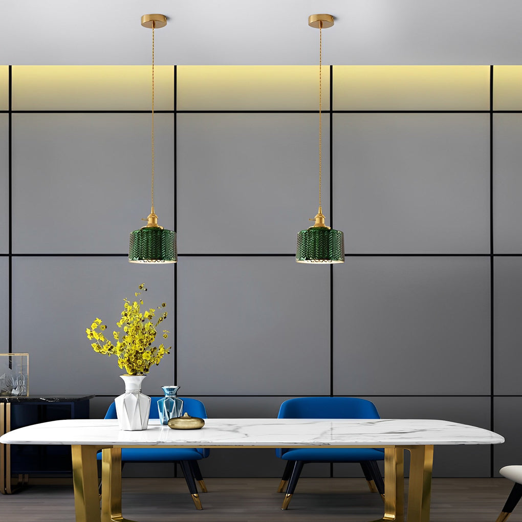 WINTERBOURNE COPPER GLOW RETRO PENDANT LAMP