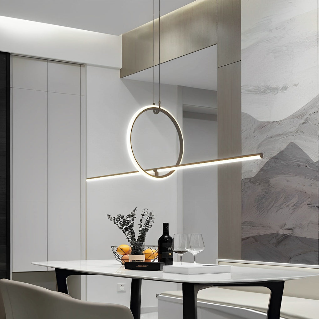 WINTHROP SLIM LINEAR LED CHANDELIER WITH DIMMABLE SETTINGS