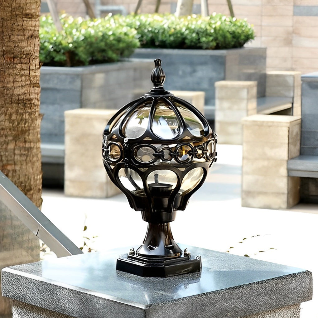 WINDSOR GLOBE WATER-RESISTANT LED FENCE LANTERNS