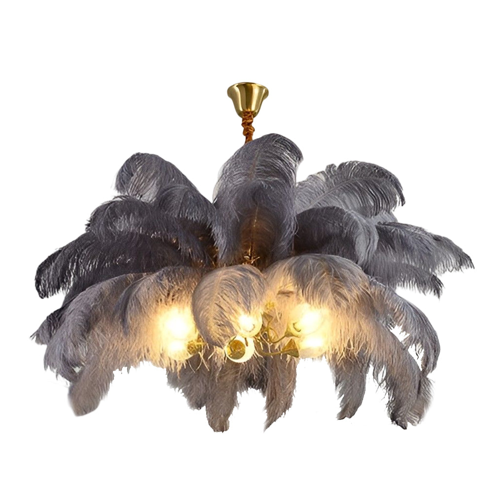 WINDSOR PLUME COPPER FLUSH MOUNT CEILING LIGHT