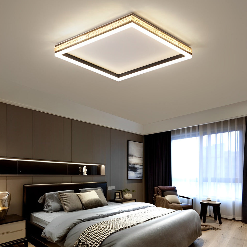 FENWICK MODERN CIRCULAR REMOTE-DIMMING CEILING LUMINAIRE
