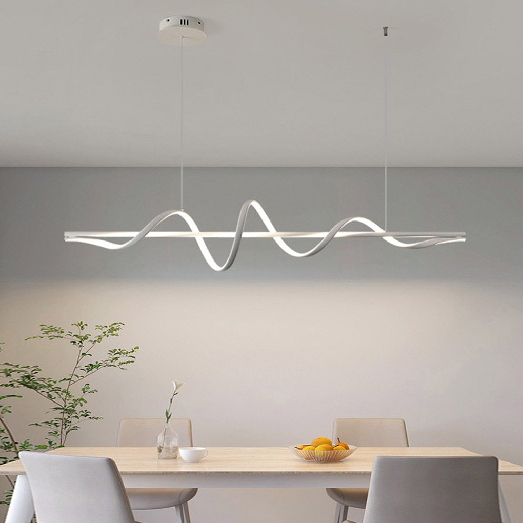 FENWICK WAVED LUMINAIRE WITH MULTI-LEVEL DIMMING
