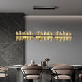 WINTERDALE MOUNTAIN RANGE LED CHANDELIER WITH CONTINUOUS DIMMING