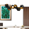ASTON HARMONY POLYGONAL SIX-BULB HANGING LIGHT