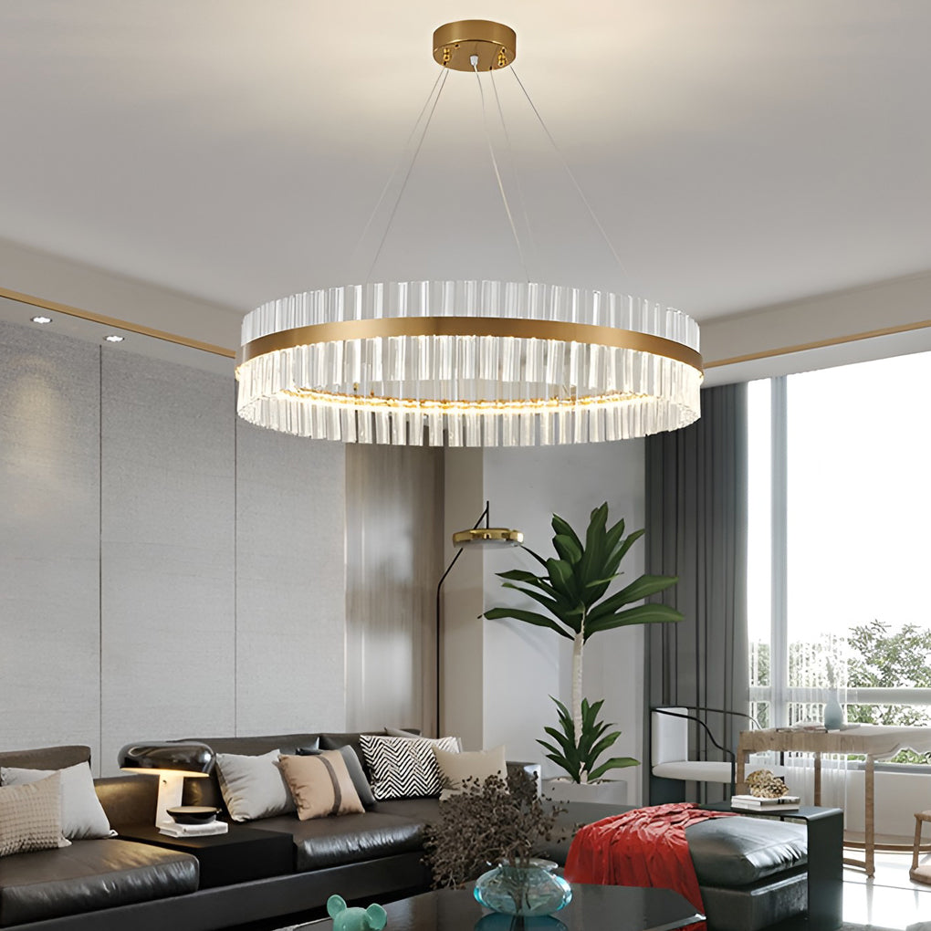 CHARLESTON CRYSTAL DOME LED CHANDELIER WITH DIMMING FEATURE