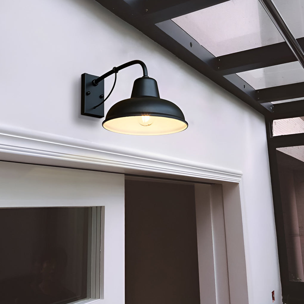 CHISWICK TRUMPET-INSPIRED LED OUTDOOR WALL SCONCE