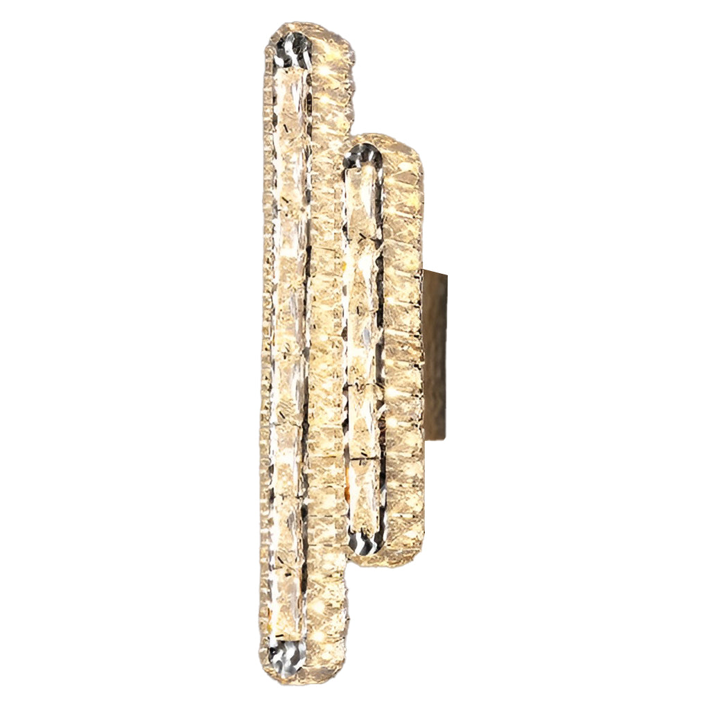 WINDSOR CRYSTAL TRIPLE DIMMER WALL SCONCE