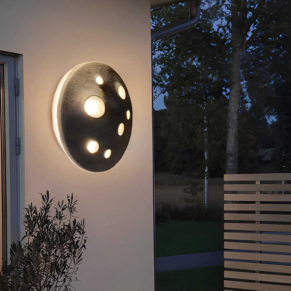 ASTRALINA CEMENTAL MOONLIGHT OUTDOOR WALL SCONCE