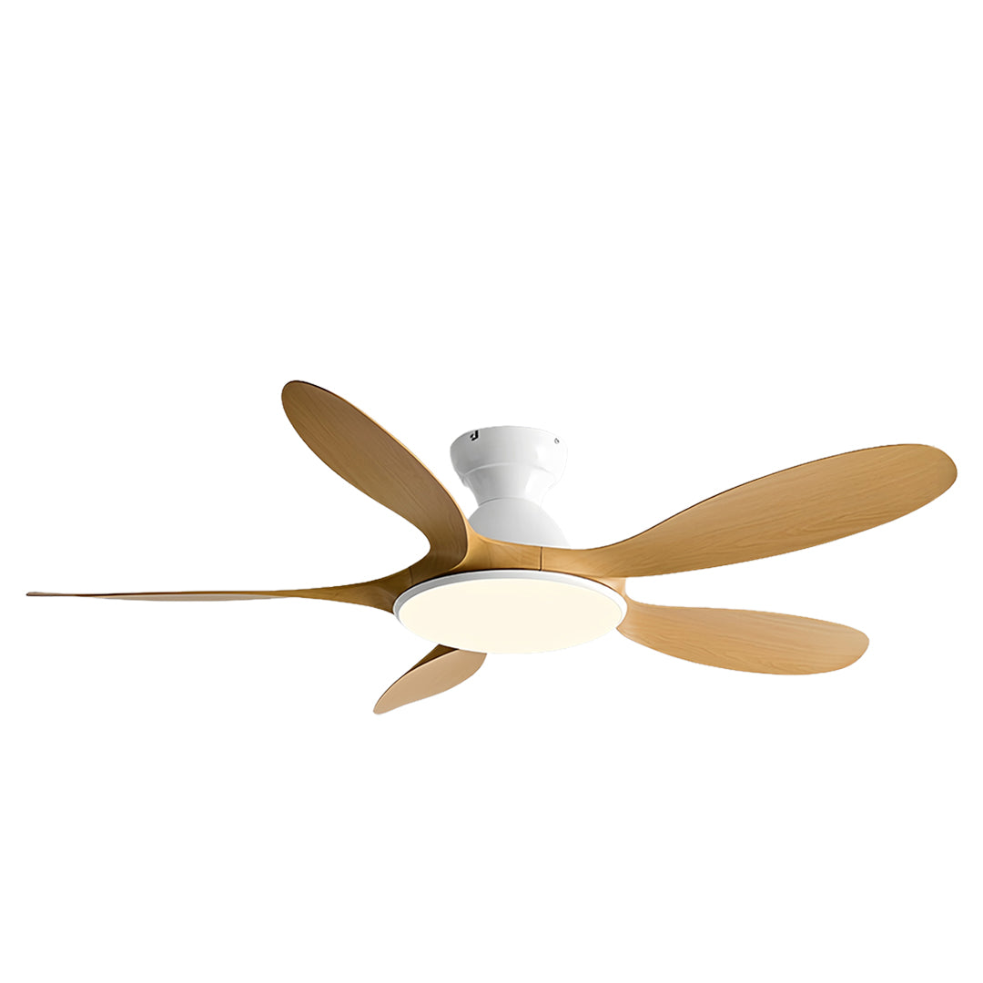 WINTHORPE FIVE-BLADE CEILING LIGHT FAN WITH ABS BLADES AND METAL FRAME