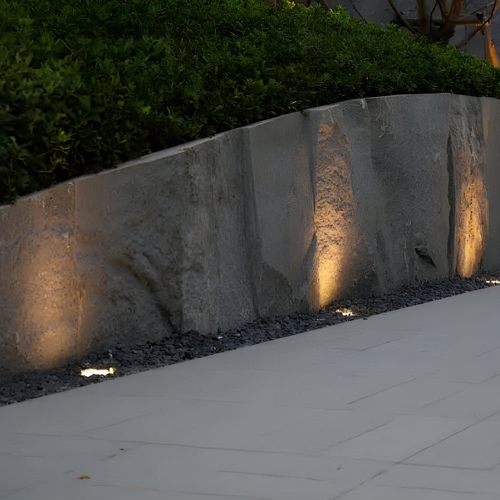 WINDSOR SQUARE LED GROUND LIGHTING SET WITH AUTOMATIC SENSOR FOR PATHWAY ILLUMINATION