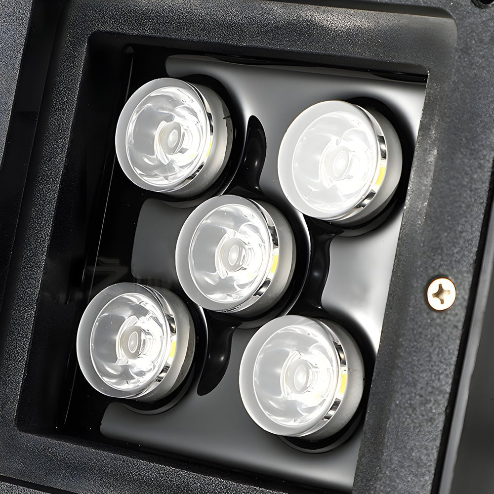 BEAUMONT ILLUMINA SQUARE GROUND LIGHTING SYSTEM WITH AUTOMATIC SENSOR FOR WALKWAYS