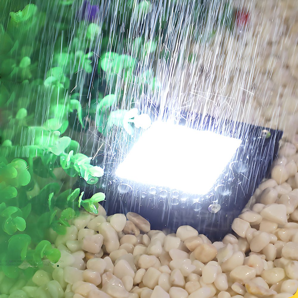 WINDSOR SQUARE LED GROUND LIGHTING SET WITH AUTOMATIC SENSOR FOR PATHWAY ILLUMINATION