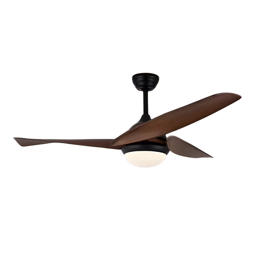 BRANDEIS 52-INCH TRIPLE BLADE LED CEILING FAN WITH REMOTE AND LIGHTING