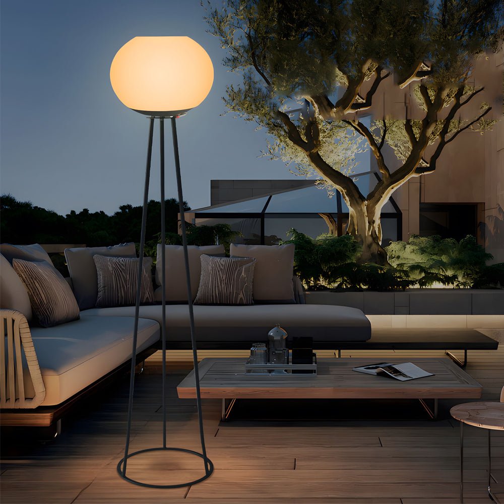 WINCHESTER GLOBE ILLUMINATED OUTDOOR TRIPOD LANTERN