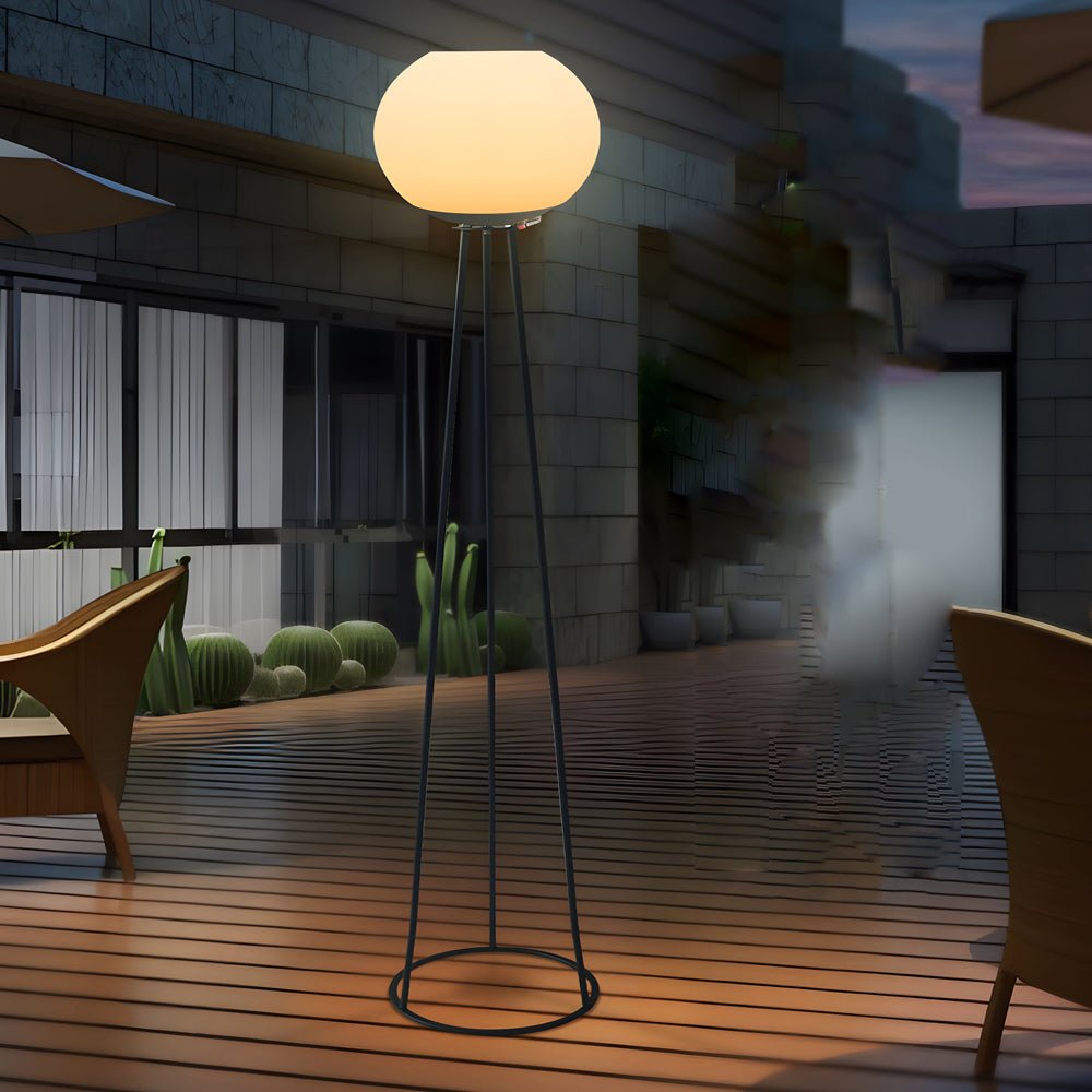 WINCHESTER GLOBE ILLUMINATED OUTDOOR TRIPOD LANTERN
